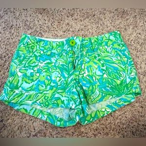 Lilly Pulitzer Walsh Short-Green Parrot